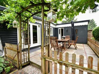 Pleasant chalet with a beautiful private garden featuring two terraces