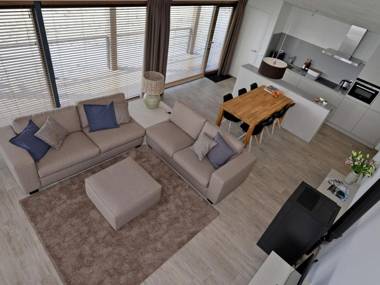 Luxurious villa with a nice deck in nature reserve De Punt