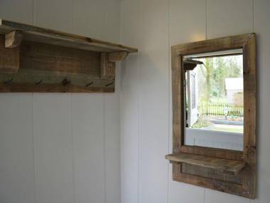 A detached holiday home on the edge of a spaciously designed holiday park