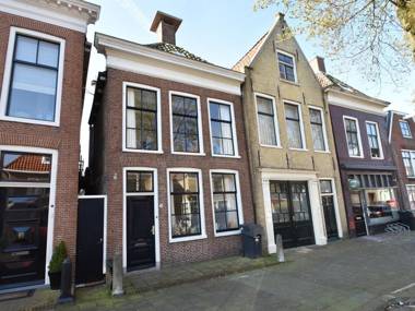 Monument building in the centre of Harlingen close to the ferry to the islands