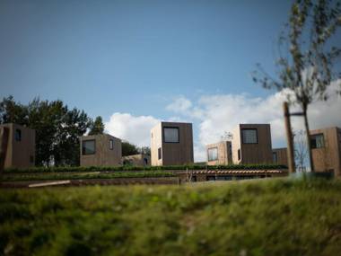 Special lodge with great view Maastricht at 17 km