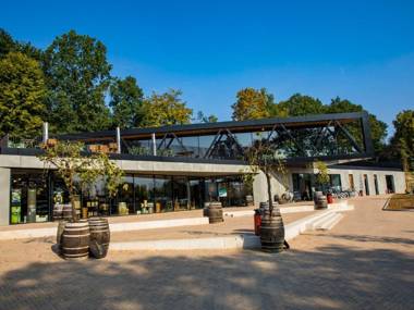 Special lodge with great view Maastricht at 17 km