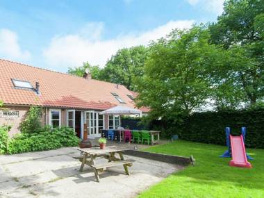 Restored back building of a farm.
