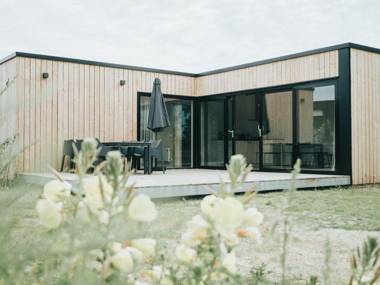 Modern chalet with terrace not far from the beach in Ouddorp
