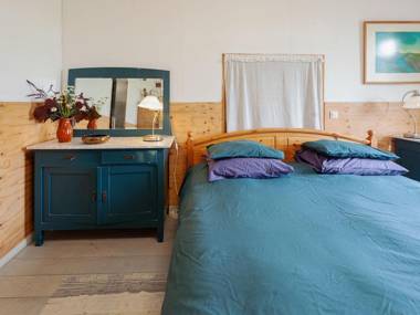 Characteristic headlong hull farm with thatched cover