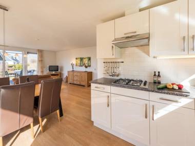 Detached villa with washing machine around a lake area