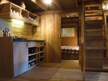 Well-furnished tent lodge with a terrace near the Veluwe