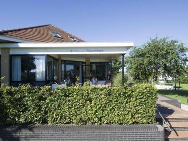 Modern villa with a nice terrace at the marina