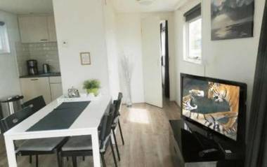 4 pers Mia Holiday home with lake view in front of the Lauwersmeer