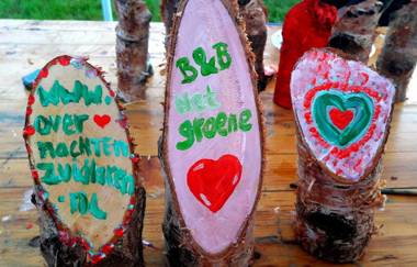 Holiday House in garden setting