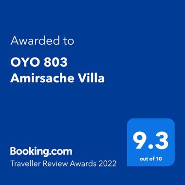 OYO 803 Amirsache Villa
