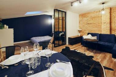 Blue Loft Apartment next to Planty Gardens