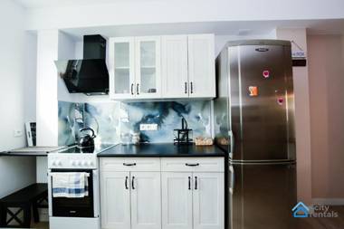 Family house with backyard