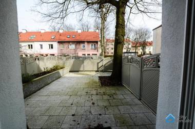 Family house with backyard