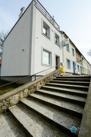 Family house with backyard