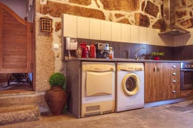 2 bedrooms house with furnished terrace and wifi at Fornos de Algodres 2 km away from the beach