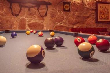 2 bedrooms house with furnished terrace and wifi at Fornos de Algodres 2 km away from the beach