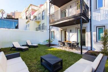 ALTIDO Stunning 2BR Apt w/garden by the Avenida subway & Botanical Garden of Lisbon