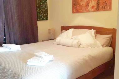 2 bedrooms house with city view furnished terrace and wifi at Altura 1 km away from the beach