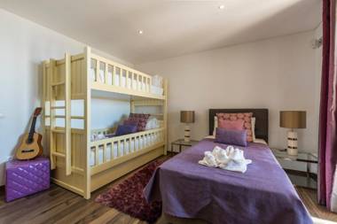 Beachfront Villa de la Plage private pool and jacuzzi private path beach