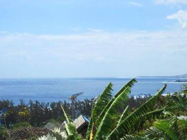 Studio a Saint Leu a 500 m de la plage avec vue sur la mer piscine partagee et jardin clos