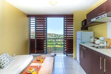 Le Belvédère beau studio vue mer à Saint Gilles les Bains