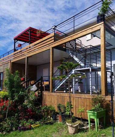 Maison de 3 chambres avec vue sur la mer jardin clos et wifi a Saint Andre