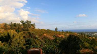 Studio avec vue sur la mer jardin clos et wifi a L'etang sale a 6 km de la plage