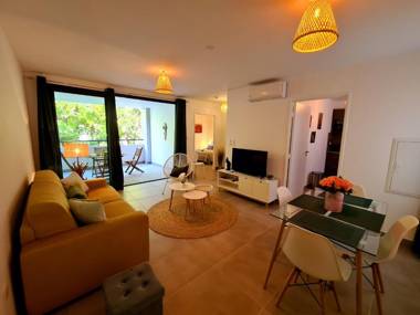 Appartement le Cattleya à proximité du lagon de l'Ermitage les bains pour 4 personnes