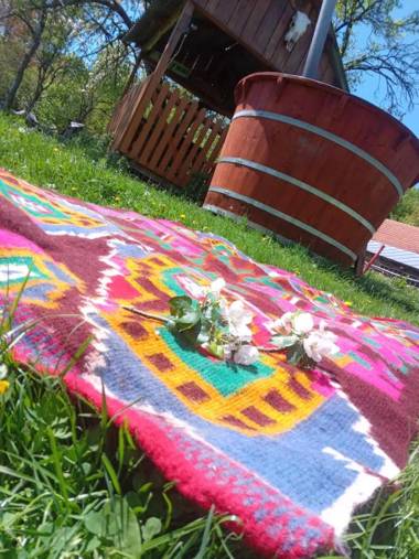 Room in Guest room - Idylic Family Sejour with Hottube in Green Land