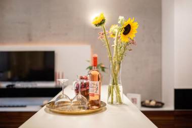 Bright Stylish Luxury Studio LEO in New Belgrade business district WiFi Netflix