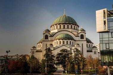 The Temple bells flat in the heart of the city