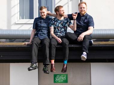 en gaffel kort på Maritim