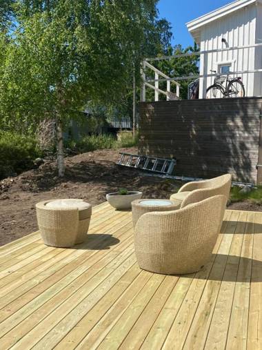 Kungsbacka nära hav och golf-sovloft 125 takhöjd