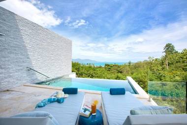 Shades of Blue - Modern Sea View 4 Bed Pool Villa