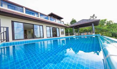 Luxury sea view Thai-style pool villa