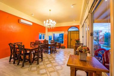 colorful wooden horse homestay