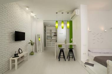 White Attic Apartment