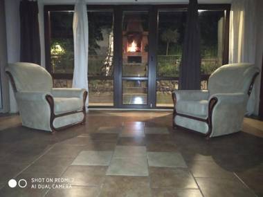 Mangal and terrace in center apartment