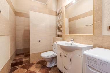 Mangal and terrace in center apartment