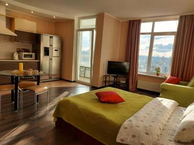 Видовая студия на 22 этаже рядом с м Левобережная