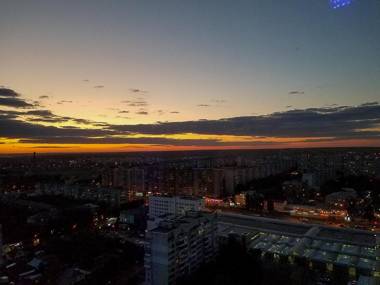 Апартаменты на 25 этаже.