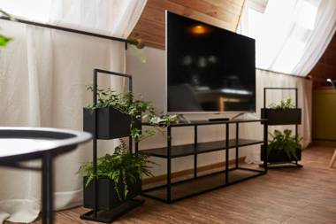 Scandinavian Hygge Canyon view lounge