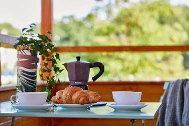 Scandinavian Hygge Canyon view lounge