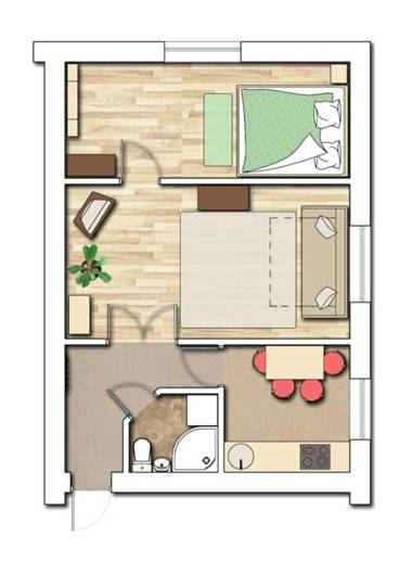 Apartment on Frunze 15