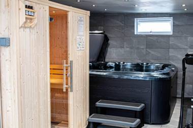 Private Hot Tub Sauna Ice Bath Gym Apartment