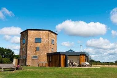 The Hexagon wow what a location views over the Essex marshes and sea