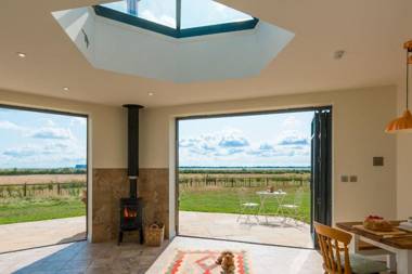 The Hexagon wow what a location views over the Essex marshes and sea