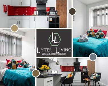 Studio Apartments by Lyter Living Serviced Accommodation with Desks & Wifi