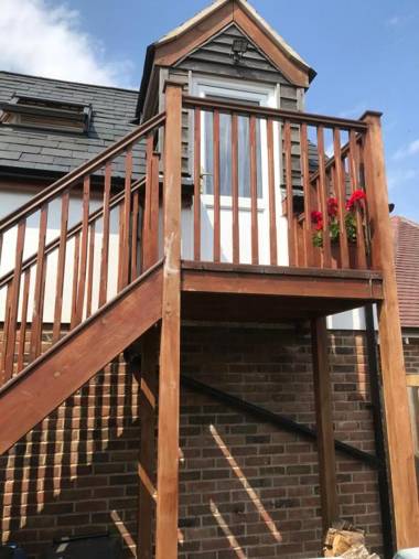 Studio above Worlds End microbrewery and behind the Crown Inn Pewsey